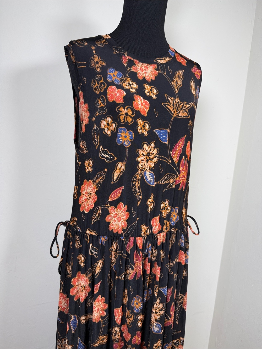 ULLA JOHNSON Cleo Odessauu Sleeveless Floral Dress L - Picture 3 of 10